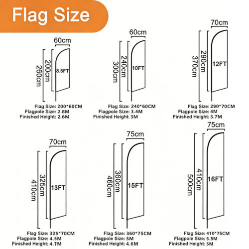 ZY064 / Event Display Feather Flag - 2 10 - 4colorlife.com