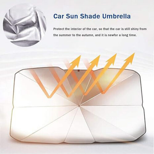 ZY162 / Foldable Car Windshield UV Sun Shade Umbrella for Sedan SUV - 2 13 - 4colorlife.com