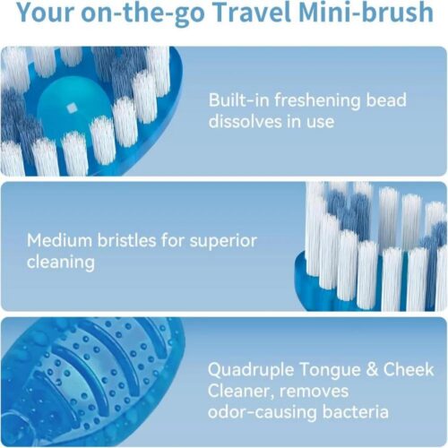 XJJ114 / Disposable Portable Five-In-One Soft Bristle Dental Floss - 338663622 - 4colorlife.com