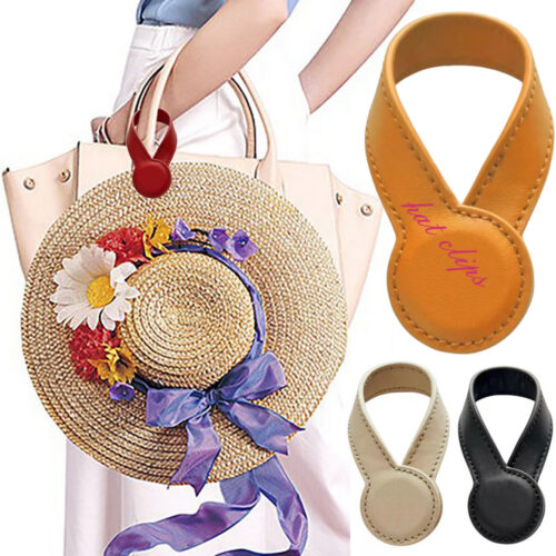 AJC041 / Leather Magnetic Cap Clip Hat Holder - Hat Clips1 - 4colorlife.com