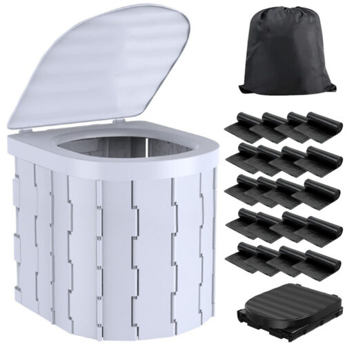 AJC060 / Portable Folding Toilet for Camping - Portable Toilet1 - 4colorlife.com