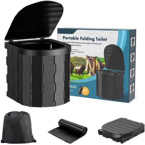 AJC060 / Portable Folding Toilet for Camping - Portable Toilet2 - 4colorlife.com