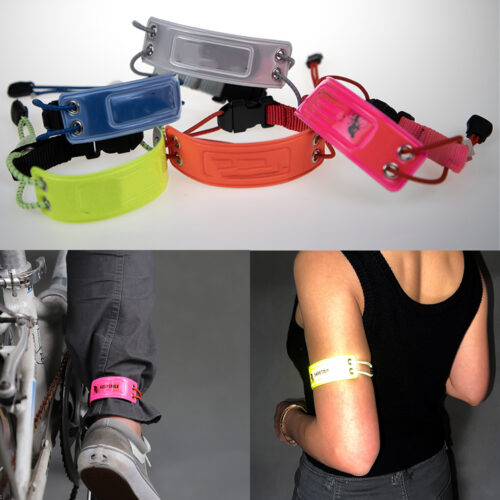 AJC039 / Reflective Arm & Leg Safety Strap Bracelet w/ Felt Backing - Reflective Bands5 - 4colorlife.com