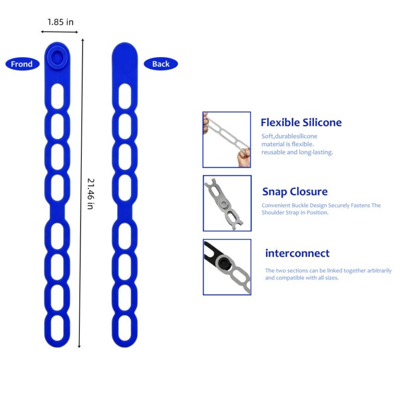 WTL303 / Reusable Silicone Straps - 1 1 2 - 4colorlife.com