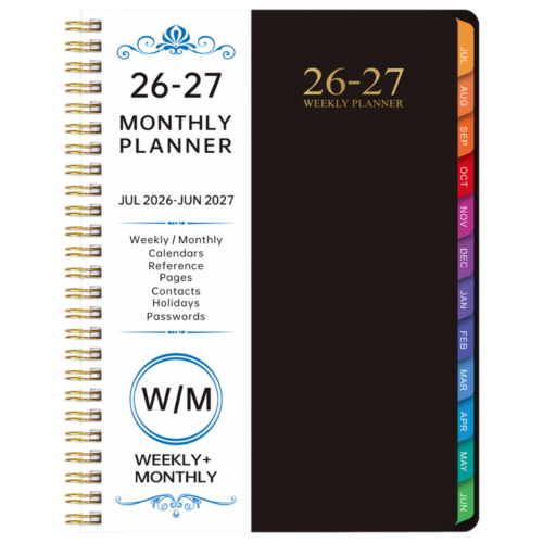 WTL251 / Enterprise 2026 2027 Weekly Monthly Schedule Notebook - 1 1 - 4colorlife.com