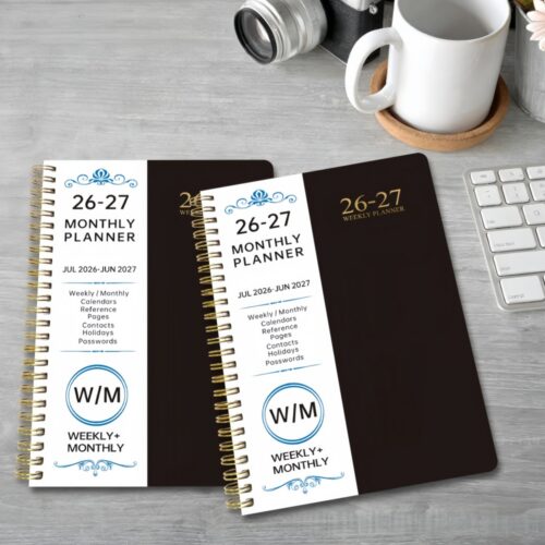 WTL251 / Enterprise 2026 2027 Weekly Monthly Schedule Notebook - 1 5 1 - 4colorlife.com