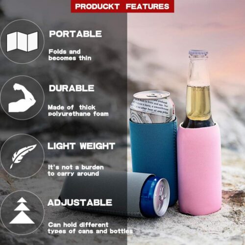 QQ405 / Slim Can Coolers - 2 1 - 4colorlife.com