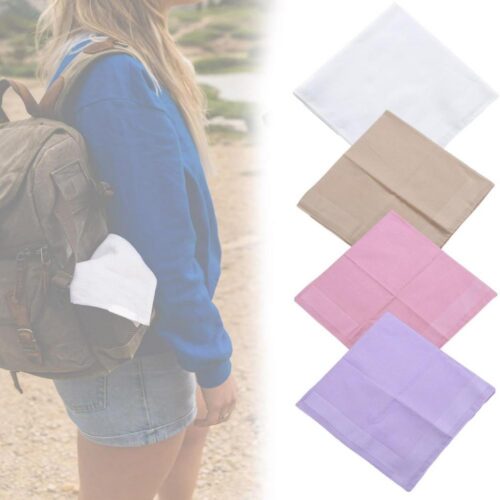 QQ453 / Portable Cotton Handkerchief - 2 3 - 4colorlife.com