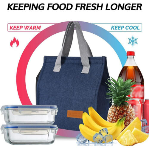 WFJ453 / Insulated Reusable Lunch Bags With Aluminum - 2 6 - 4colorlife.com