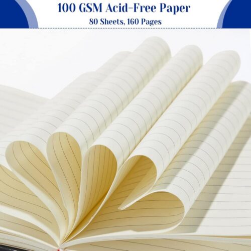 QQ427 / A5 Hardcover Notebook with Pen Holder PU Leather - 6 1 - 4colorlife.com