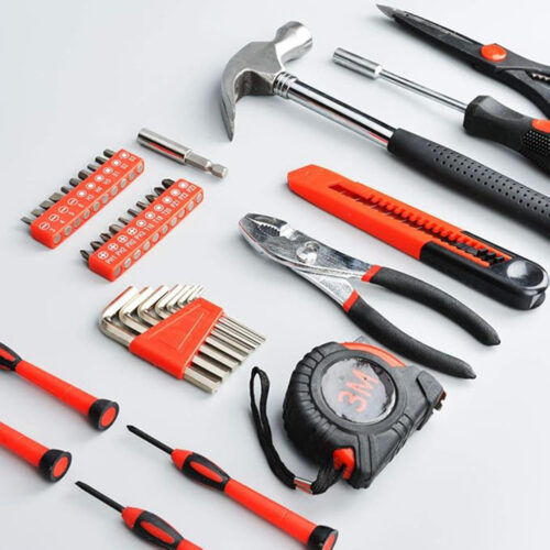 ZY131 / 39-Piece Basic Home Tool Kit with Plastic Toolbox for Househ - 6 8 - 4colorlife.com