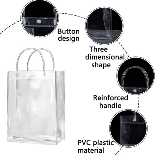 ZCH082 / Clear Gift Bags - Clear Gift Bags 2 - 4colorlife.com