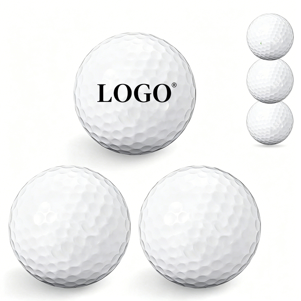 WQM121 / Double Layer Golf Ball for Competition, Custom Printed Logo - Double Layer Golf Ball For Competition Custom Print...
