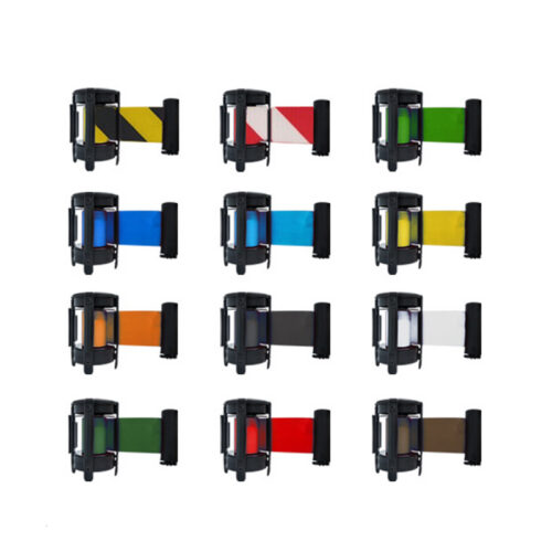 DKN070 / Crowd Control Queue Stanchions with Retractable Belt - HL00533 - 4colorlife.com