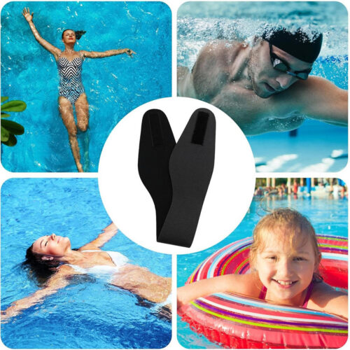 WQM179 / Waterproof Ear-Protection Sweat-Wicking Swimming Headband - Waterproof Ear Protection Sweat Wicking Swimming Head...